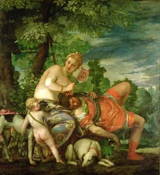 Venus y Adonis, 1580